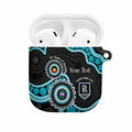 Port Adelaide NAIDOC 2026 Personalised AirPods Case 50 Years of Deadly Aboriginal Art