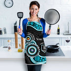 Port Adelaide NAIDOC 2026 Personalised Apron 50 Years of Deadly Aboriginal Art
