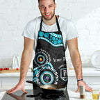 Port Adelaide NAIDOC 2026 Personalised Apron 50 Years of Deadly Aboriginal Art