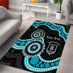 Port Adelaide NAIDOC 2026 Personalised Area Rug 50 Years of Deadly Aboriginal Art