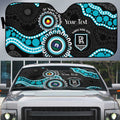 Port Adelaide NAIDOC 2026 Personalised Auto Sun Shade 50 Years of Deadly Aboriginal Art