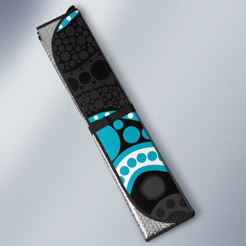 Port Adelaide NAIDOC 2026 Personalised Auto Sun Shade 50 Years of Deadly Aboriginal Art