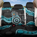 Port Adelaide NAIDOC 2026 Personalised Back Car Seat Cover 50 Years of Deadly Aboriginal Art