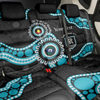 Port Adelaide NAIDOC 2026 Personalised Back Car Seat Cover 50 Years of Deadly Aboriginal Art