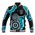 Port Adelaide NAIDOC 2026 Personalised Baseball Jacket 50 Years of Deadly Aboriginal Art