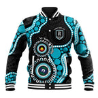 Port Adelaide NAIDOC 2026 Personalised Baseball Jacket 50 Years of Deadly Aboriginal Art