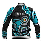Port Adelaide NAIDOC 2026 Personalised Baseball Jacket 50 Years of Deadly Aboriginal Art