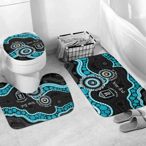 Port Adelaide NAIDOC 2026 Personalised Bathroom Set 50 Years of Deadly Aboriginal Art