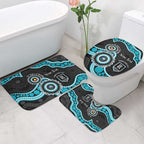 Port Adelaide NAIDOC 2026 Personalised Bathroom Set 50 Years of Deadly Aboriginal Art