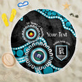 Port Adelaide NAIDOC 2026 Personalised Beach Blanket 50 Years of Deadly Aboriginal Art