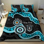 Port Adelaide NAIDOC 2026 Personalised Bedding Set 50 Years of Deadly Aboriginal Art