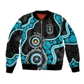 Port Adelaide NAIDOC 2026 Personalised Bomber Jacket 50 Years of Deadly Aboriginal Art