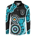 Port Adelaide NAIDOC 2026 Personalised Button Sweatshirt 50 Years of Deadly Aboriginal Art