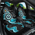 Port Adelaide NAIDOC 2026 Personalised Car Seat Cover 50 Years of Deadly Aboriginal Art