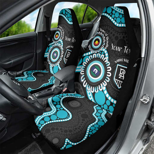 Port Adelaide NAIDOC 2026 Personalised Car Seat Cover 50 Years of Deadly Aboriginal Art