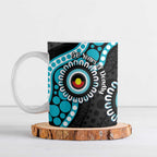 Port Adelaide NAIDOC 2026 Personalised Ceramic Mug 50 Years of Deadly Aboriginal Art