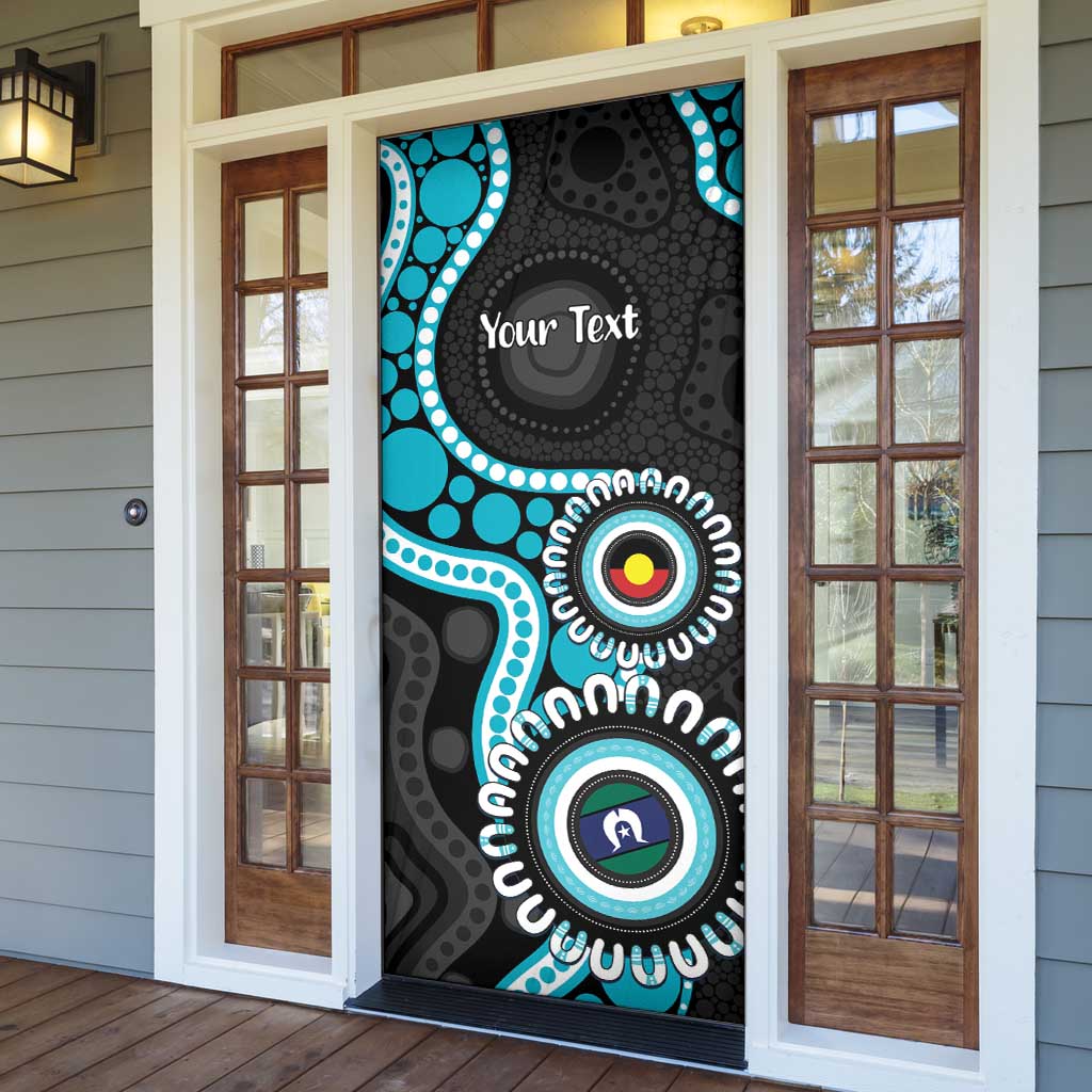 Port Adelaide NAIDOC 2026 Personalised Door Cover 50 Years of Deadly Aboriginal Art
