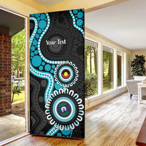 Port Adelaide NAIDOC 2026 Personalised Door Cover 50 Years of Deadly Aboriginal Art