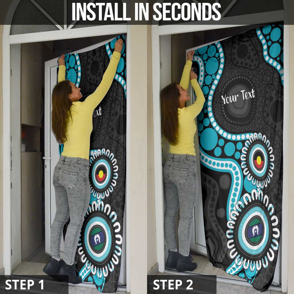 Port Adelaide NAIDOC 2026 Personalised Door Cover 50 Years of Deadly Aboriginal Art