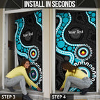 Port Adelaide NAIDOC 2026 Personalised Door Cover 50 Years of Deadly Aboriginal Art