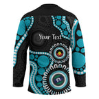 Port Adelaide NAIDOC 2026 Personalised Hockey Jersey 50 Years of Deadly Aboriginal Art