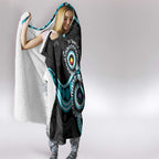Port Adelaide NAIDOC 2026 Personalised Hooded Blanket 50 Years of Deadly Aboriginal Art