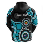 Port Adelaide NAIDOC 2026 Personalised Hoodie 50 Years of Deadly Aboriginal Art