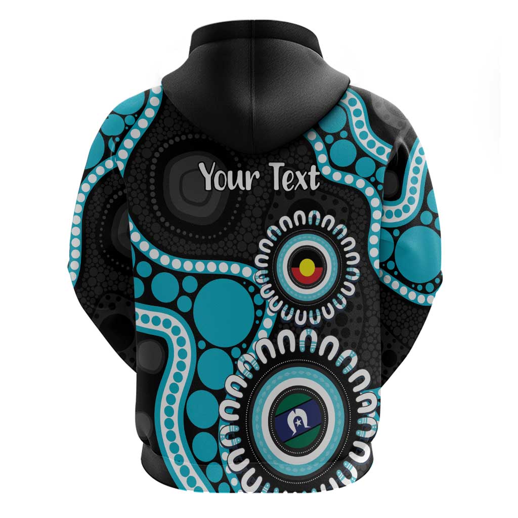 Port Adelaide NAIDOC 2026 Personalised Hoodie 50 Years of Deadly Aboriginal Art
