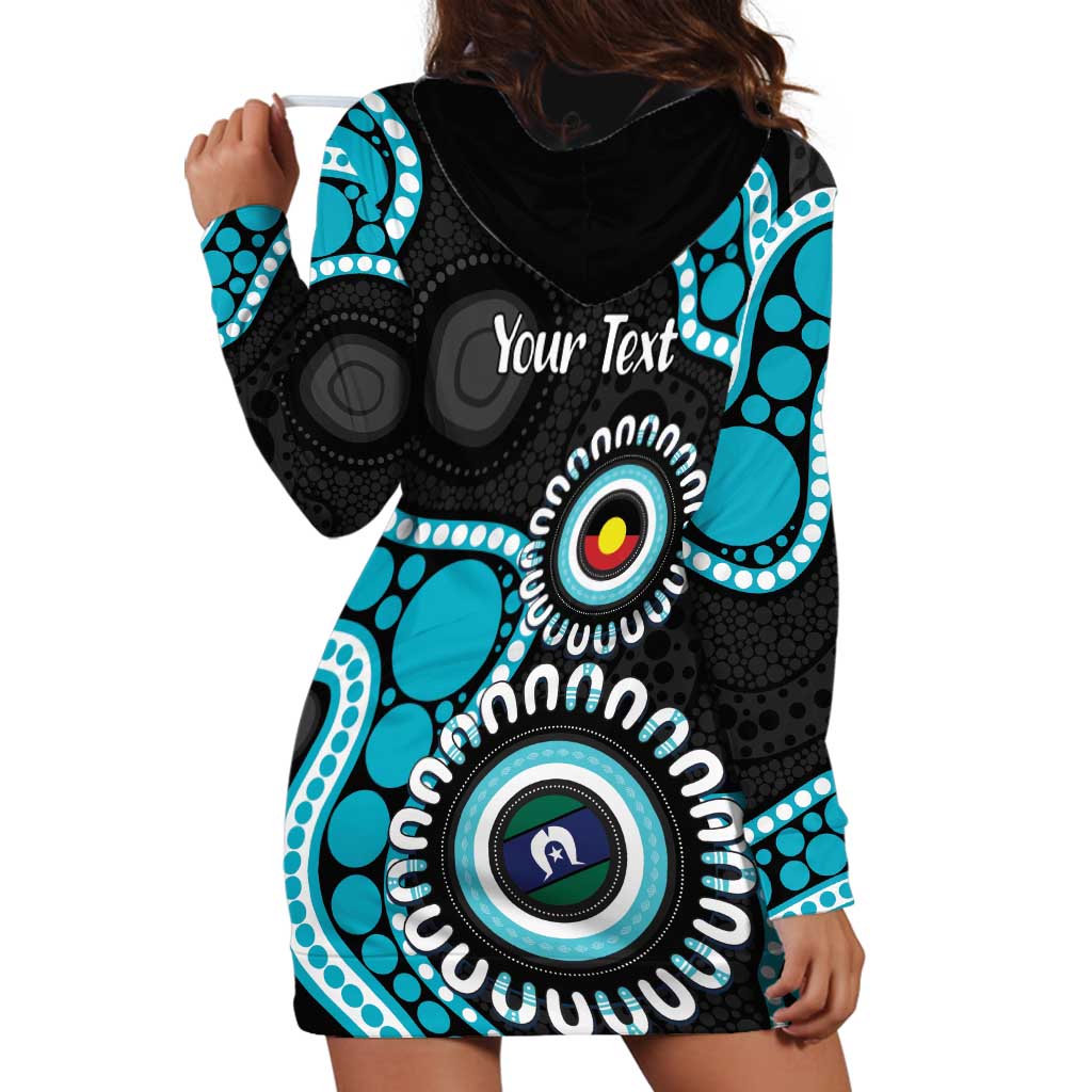 Port Adelaide NAIDOC 2026 Personalised Hoodie Dress 50 Years of Deadly Aboriginal Art
