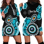 Port Adelaide NAIDOC 2026 Personalised Hoodie Dress 50 Years of Deadly Aboriginal Art