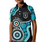 Port Adelaide NAIDOC 2026 Personalised Kid Polo Shirt 50 Years of Deadly Aboriginal Art