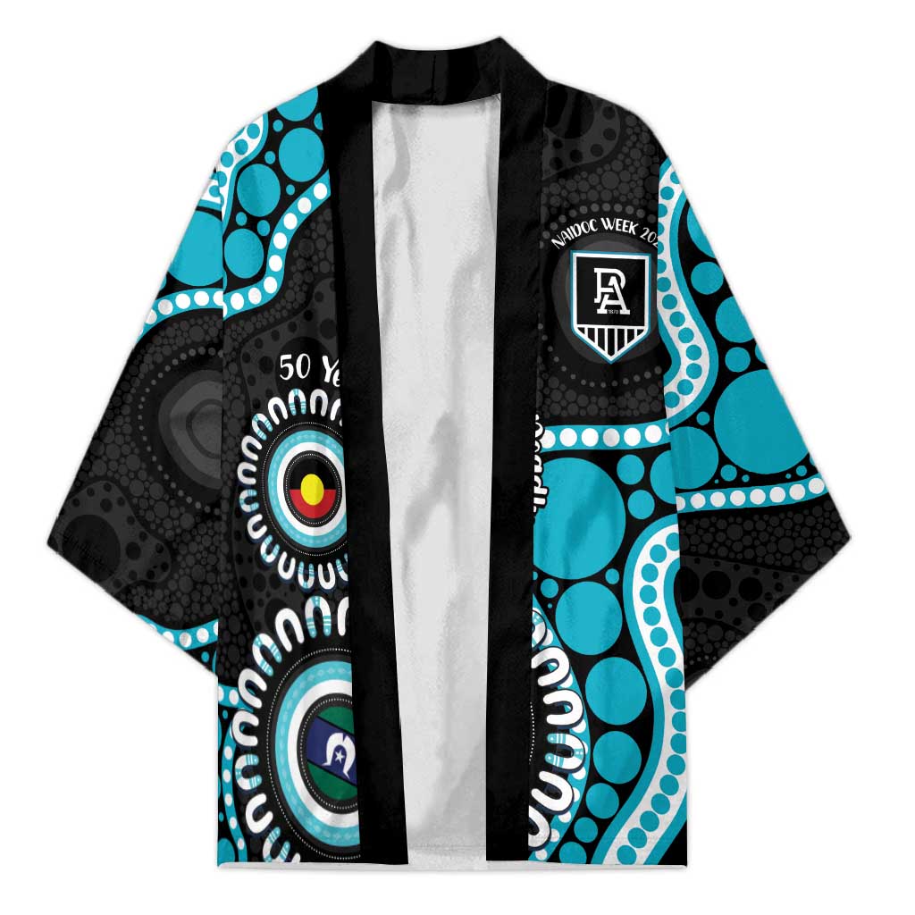 Port Adelaide NAIDOC 2026 Personalised Kimono 50 Years of Deadly Aboriginal Art