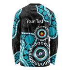 Port Adelaide NAIDOC 2026 Personalised Long Sleeve Shirt 50 Years of Deadly Aboriginal Art