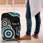 Port Adelaide NAIDOC 2026 Personalised Luggage Cover 50 Years of Deadly Aboriginal Art