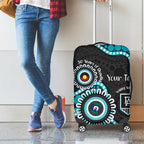 Port Adelaide NAIDOC 2026 Personalised Luggage Cover 50 Years of Deadly Aboriginal Art