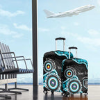 Port Adelaide NAIDOC 2026 Personalised Luggage Cover 50 Years of Deadly Aboriginal Art