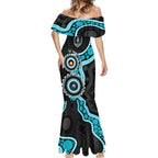 Port Adelaide NAIDOC 2026 Personalised Mermaid Dress 50 Years of Deadly Aboriginal Art
