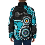 Port Adelaide NAIDOC 2026 Personalised Padded Jacket 50 Years of Deadly Aboriginal Art