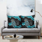 Port Adelaide NAIDOC 2026 Personalised Pillow Cover 50 Years of Deadly Aboriginal Art