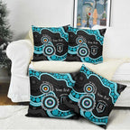 Port Adelaide NAIDOC 2026 Personalised Pillow Cover 50 Years of Deadly Aboriginal Art