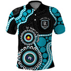 Port Adelaide NAIDOC 2026 Personalised Polo Shirt 50 Years of Deadly Aboriginal Art