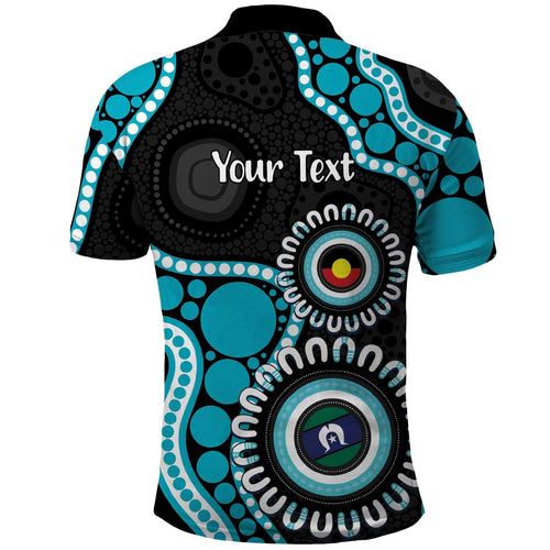 Port Adelaide NAIDOC 2026 Personalised Polo Shirt 50 Years of Deadly Aboriginal Art