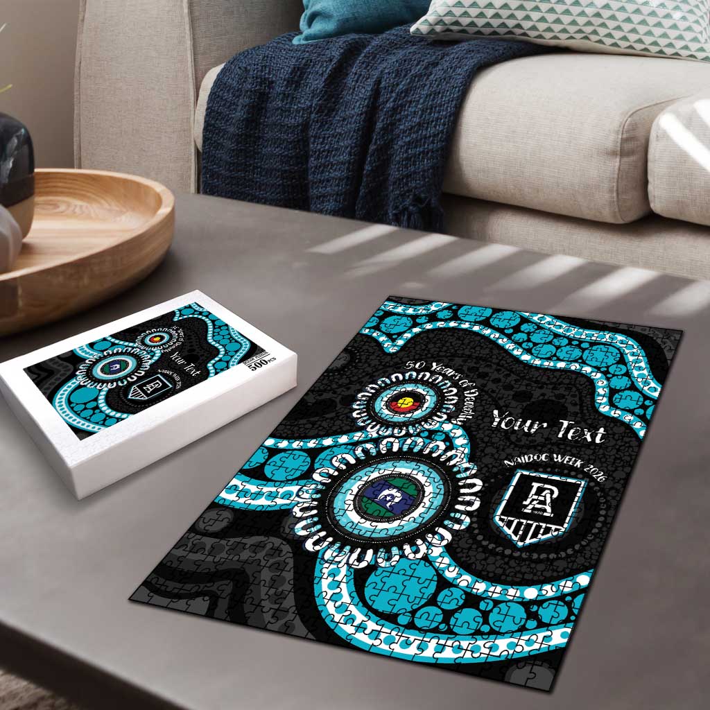 Port Adelaide NAIDOC 2026 Personalised Puzzle 50 Years of Deadly Aboriginal Art