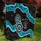 Port Adelaide NAIDOC 2026 Personalised Quilt 50 Years of Deadly Aboriginal Art