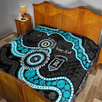 Port Adelaide NAIDOC 2026 Personalised Quilt 50 Years of Deadly Aboriginal Art