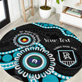 Port Adelaide NAIDOC 2026 Personalised Round Carpet 50 Years of Deadly Aboriginal Art