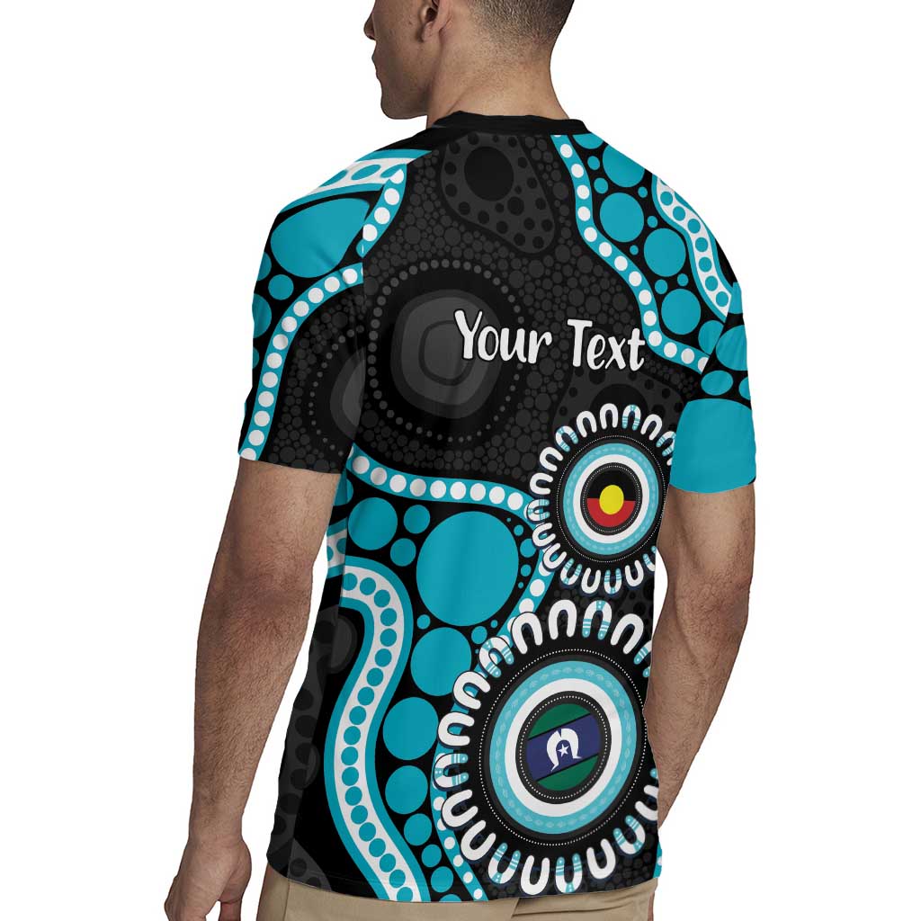 Port Adelaide NAIDOC 2026 Personalised Rugby Jersey 50 Years of Deadly Aboriginal Art