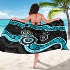 Port Adelaide NAIDOC 2026 Personalised Sarong 50 Years of Deadly Aboriginal Art