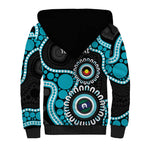 Port Adelaide NAIDOC 2026 Personalised Sherpa Hoodie 50 Years of Deadly Aboriginal Art