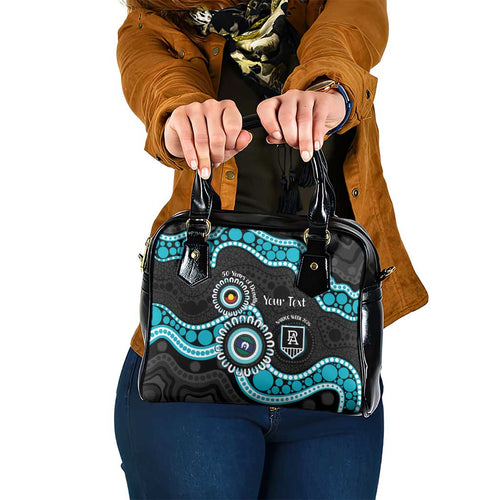 Port Adelaide NAIDOC 2026 Personalised Shoulder Handbag 50 Years of Deadly Aboriginal Art